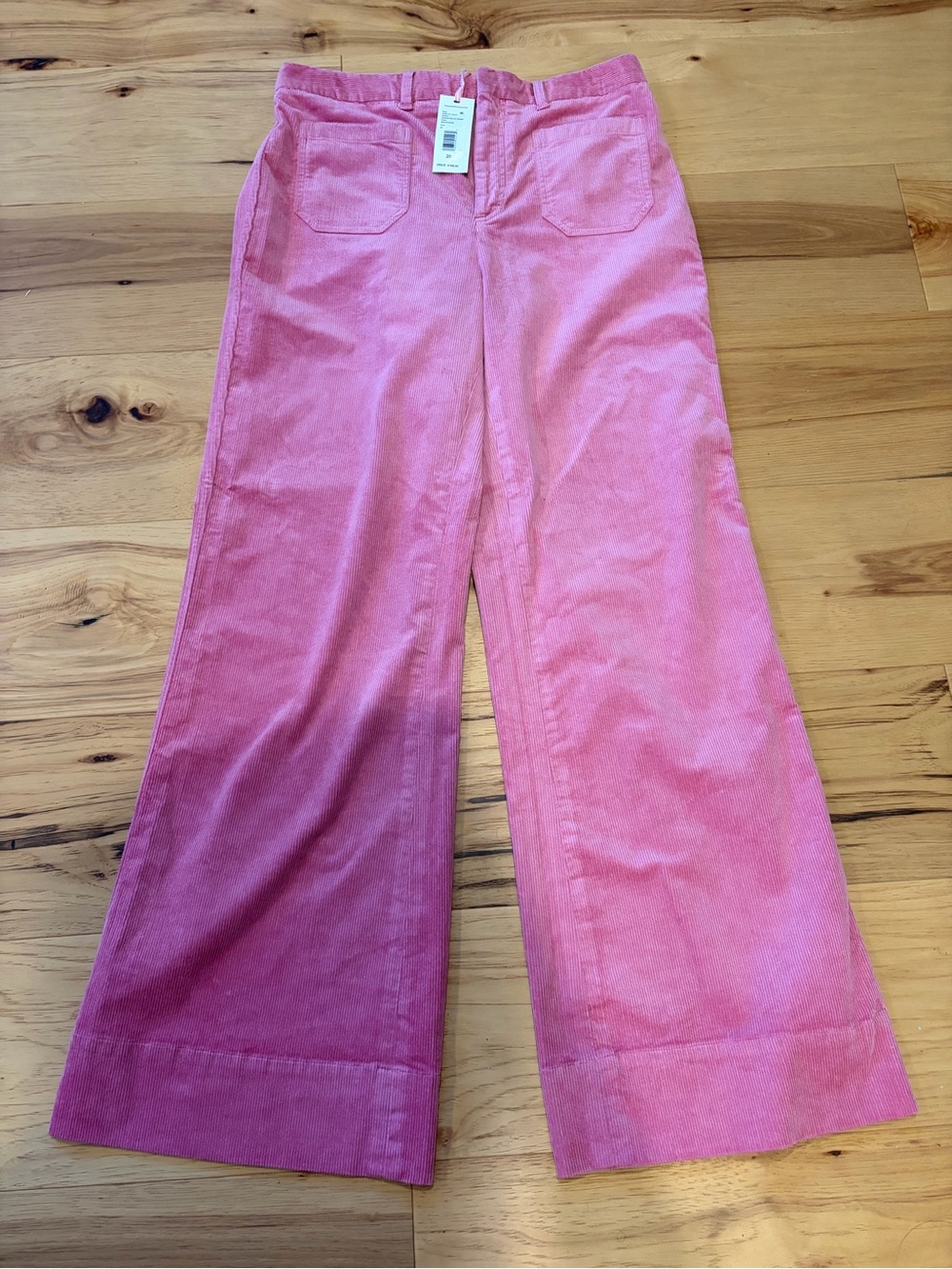 Vineyard Vines Pink Corduroy Wide-Leg Pants
